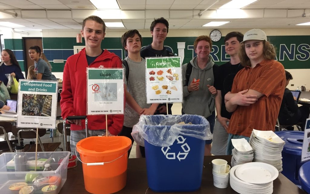 New Trier and SWANCC Conduct Waste Audit 