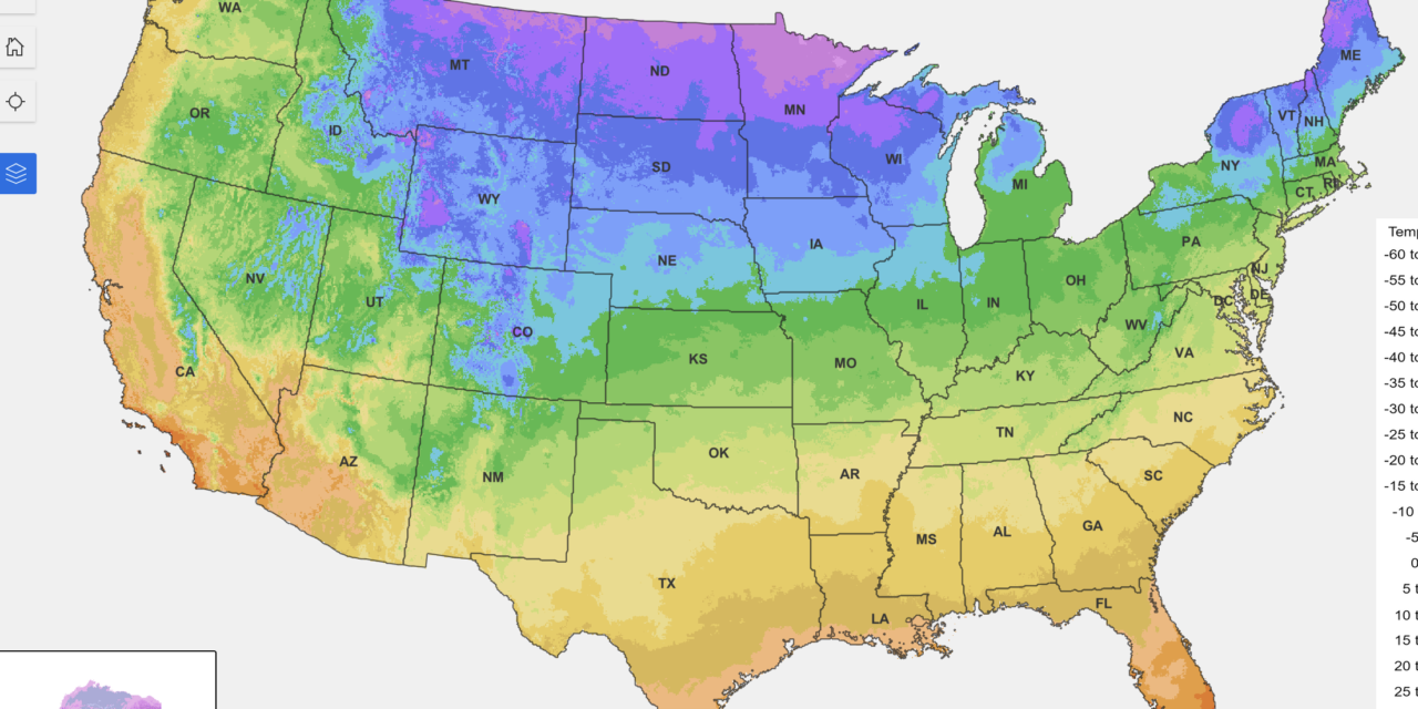 Plant Hardiness Zone maps updated