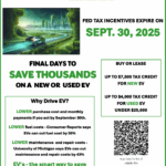 Electric Vehicles – Incentives Available through September